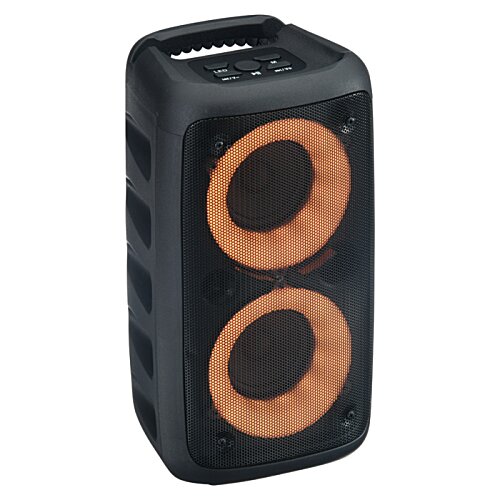 Additional Image 9 - a black and orange speaker