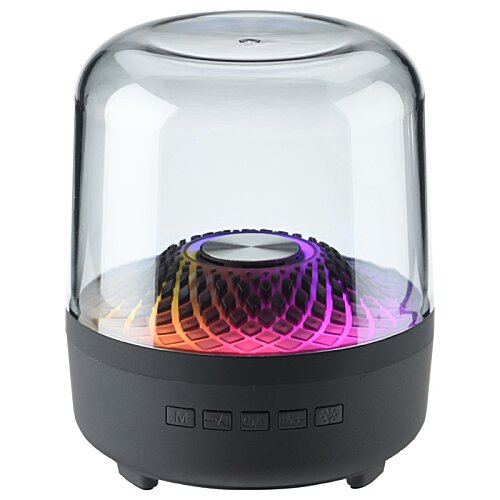 Additional Image 3 - a black and clear device with a round lid