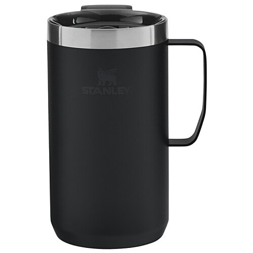 Additional Image 2 - a black coffee mug with a handle