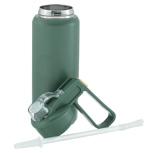 Additional Image 1 - a green thermos with a handle