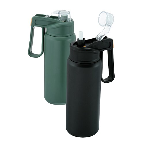 Additional Image 4 - a couple of black and green water bottles