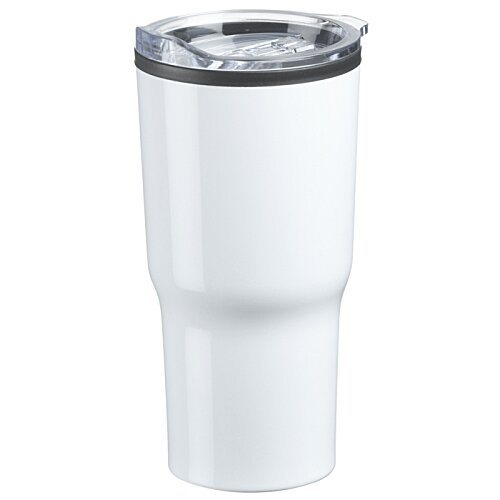 Additional Image 2 - a white and black tumbler
