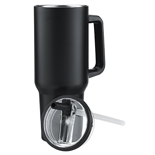 Additional Image 3 - a black coffee pot with a magnifying glass