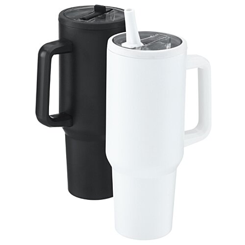 Additional Image 4 - a black and white mugs