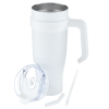 Additional Thumbnail Image 3 - a white coffee mug with a straw