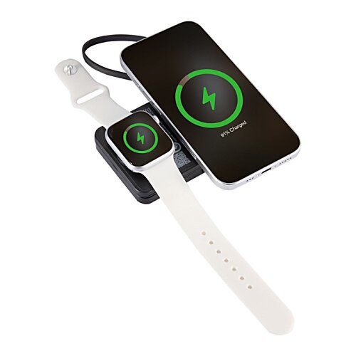 Additional Image 3 - a black device with green circles on it