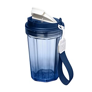 Additional Image 2 - a blue plastic water bottle