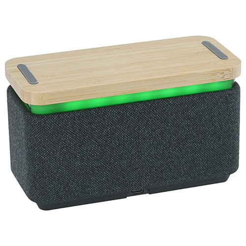 Additional Image 3 - a black box with a light green lid