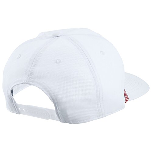 Additional Image 1 - a white hat with a red logo