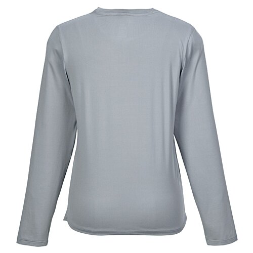 Additional Image 1 - a grey long sleeved shirt