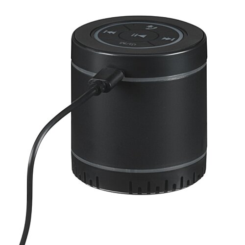 Additional Image 5 - a black round object with a cord