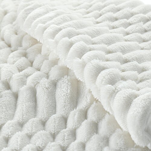 Additional Image 1 - a close up of a white blanket