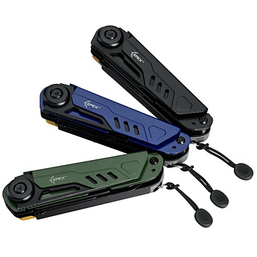 Additional Image 6 - a group of multi-tool pocket knives