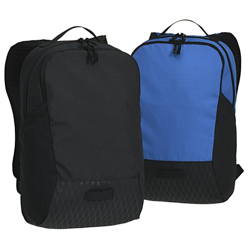 Additional Image 4 - a pair of black and blue backpacks