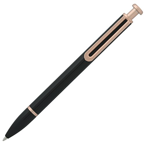 Additional Image 2 - a black pen with a gold handle