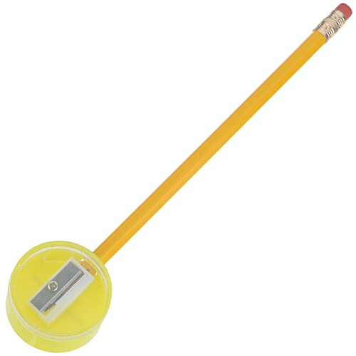 Additional Image 1 - a yellow pencil with a red eraser