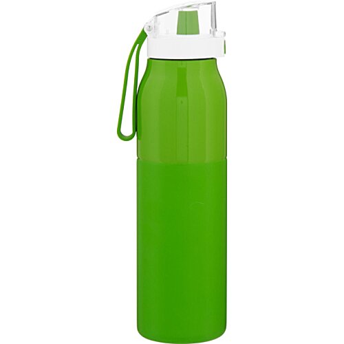Additional Image 1 - a green water bottle with a white cap