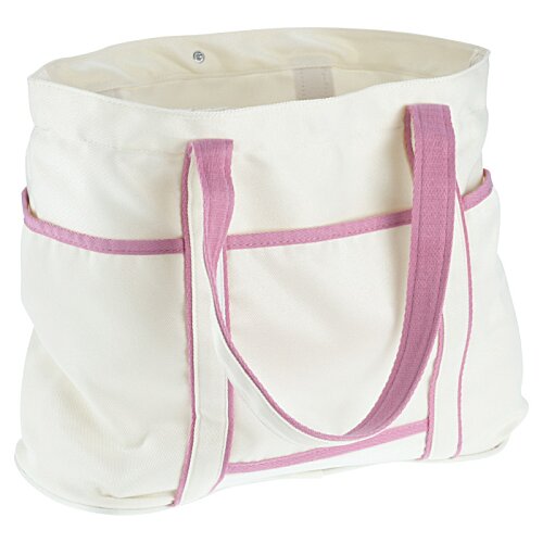 Additional Image 4 - a white and pink bag