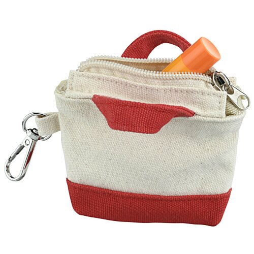Additional Image 1 - a small white and red bag