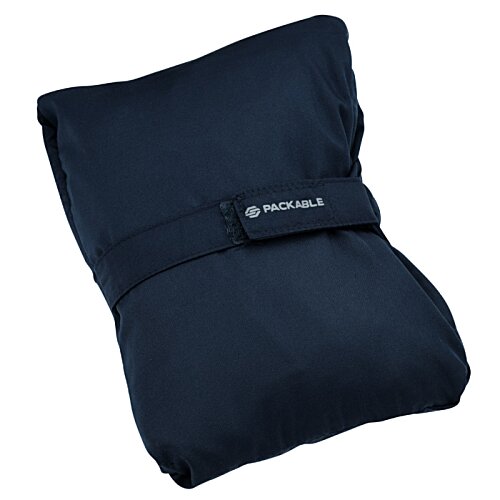 Additional Image 2 - a blue pillow with a belt