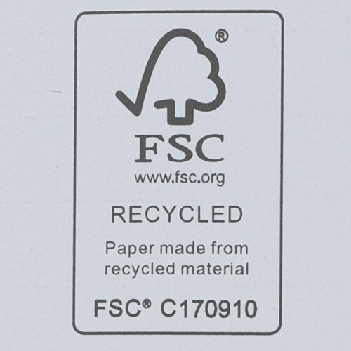 Additional Image 3 - a white recycle sign with black text