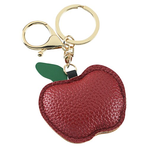Additional Image 2 - a key chain with a red apple shaped object