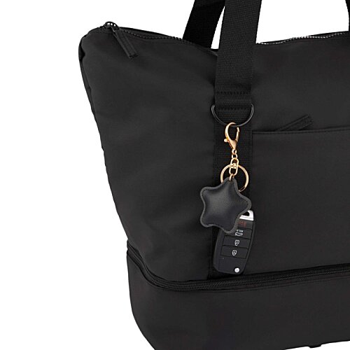 Additional Image 3 - a black bag with a keychain