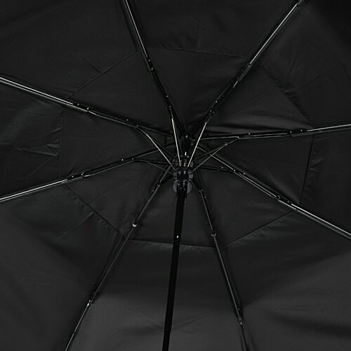 Additional Image 1 - a black umbrella with a butterfly on it