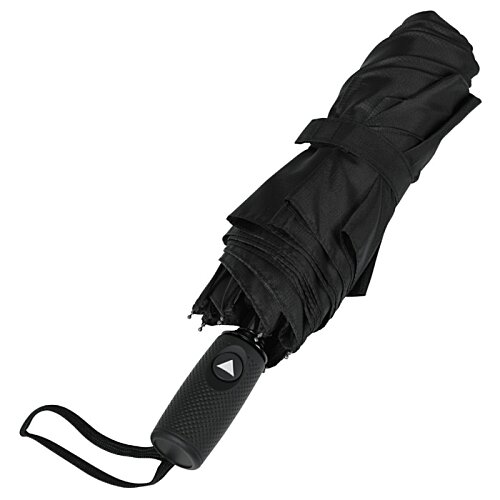 Additional Image 3 - a black umbrella with a handle