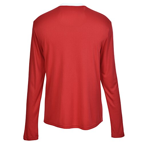 Additional Image 1 - a red long sleeved shirt