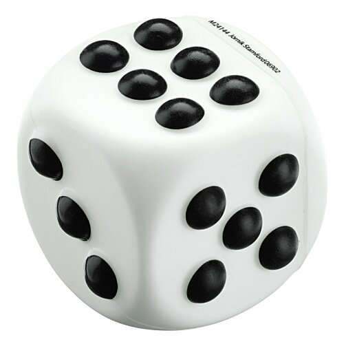 Additional Image 1 - a white dice with black dots
