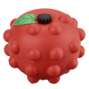 Additional Thumbnail Image 1 - a red ball with a green leaf on it