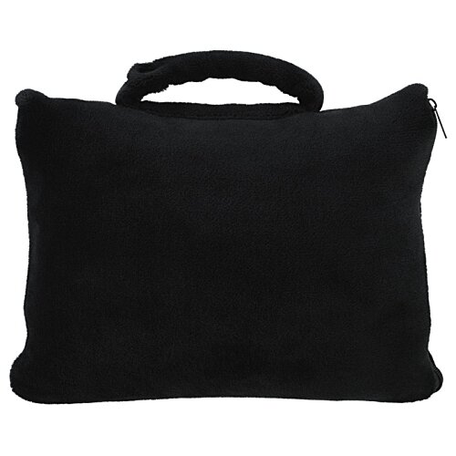 Additional Image 3 - a black pillow with a handle