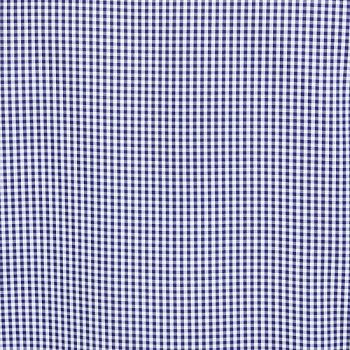 Additional Image 2 - a blue and white checkered fabric