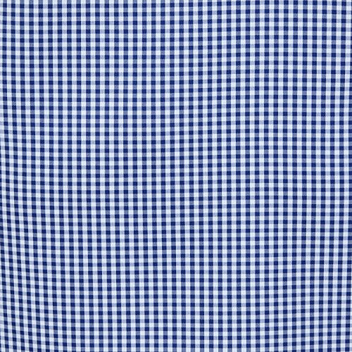 Additional Image 2 - a close up of a blue and white checkered fabric