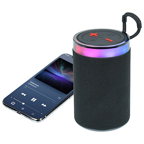 Additional Image 6 - a black cylinder with a colorful light on it