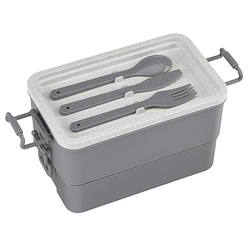Additional Image 1 - a grey container with utensils