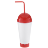 Additional Thumbnail Image 1 - a white and red cup with a straw