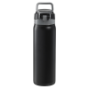 Additional Thumbnail Image 2 - a black water bottle with a grey lid