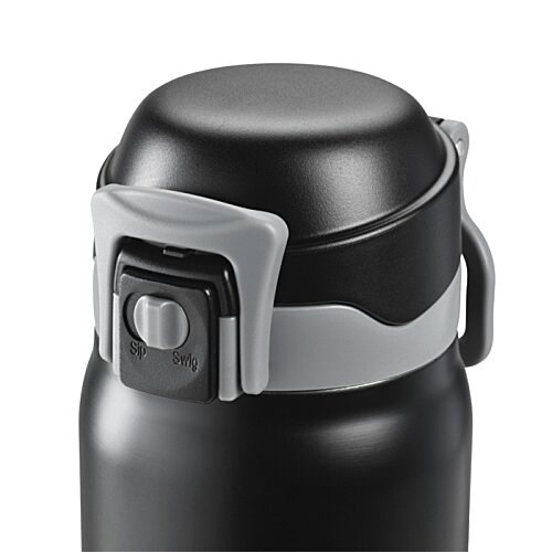 Additional Image 6 - a black and white water bottle