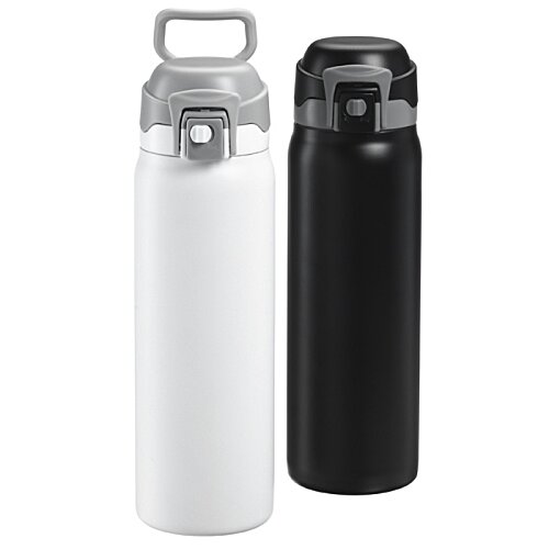 Additional Image 9 - a black and white water bottles