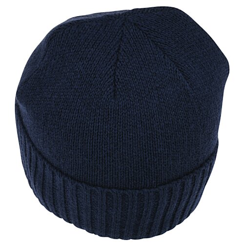 Additional Image 1 - a black beanie on a white background