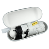 Additional Thumbnail Image 1 - a white oval container with a black and white object inside