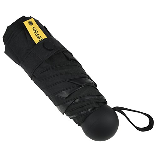 Additional Image 4 - a black umbrella with a black handle