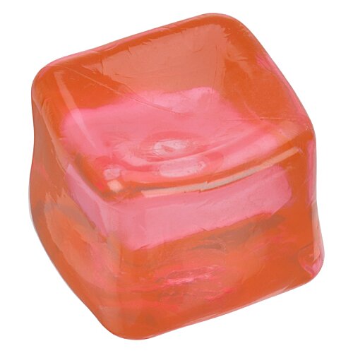 Additional Image 2 - a red plastic cube with a white background