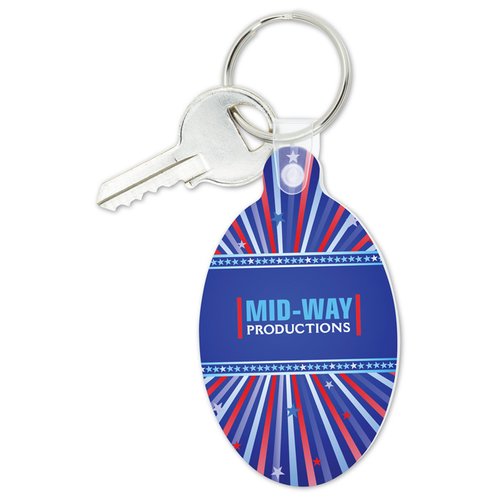 Additional Image 1 - a key chain with a keyring
