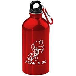 Carabiner Stainless Steel Water Bottle - 16 oz. - 24 hr