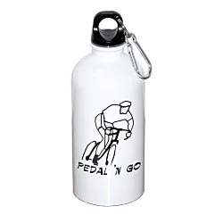 Carabiner Stainless Steel Water Bottle - 16 oz. - 24 hr