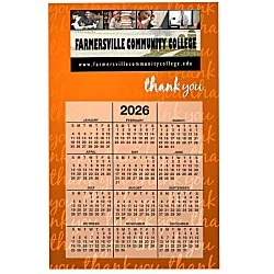 Calendar Magnet - Medium - Thank You
