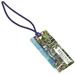 Rectangle POLYspectrum Bag Tag - Translucent